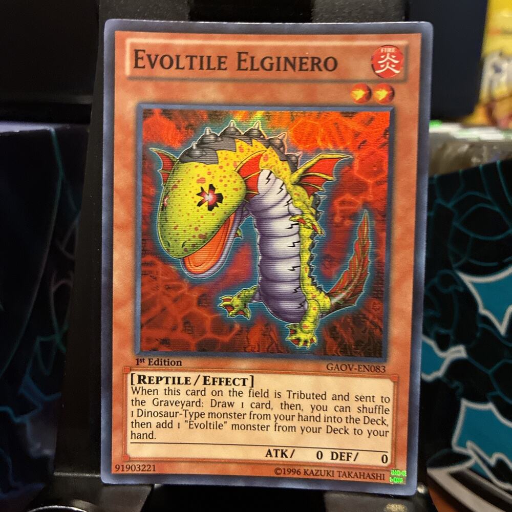 Evoltile Elginero GAOV-EN083 Galactic Overlord 1st Edition NM 1996 Vintage Foil